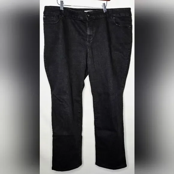 Women's Black Chico's Platinum Jeans Chico's Size 4 (Same as US Women's Size 20) - Picture 1 of 7